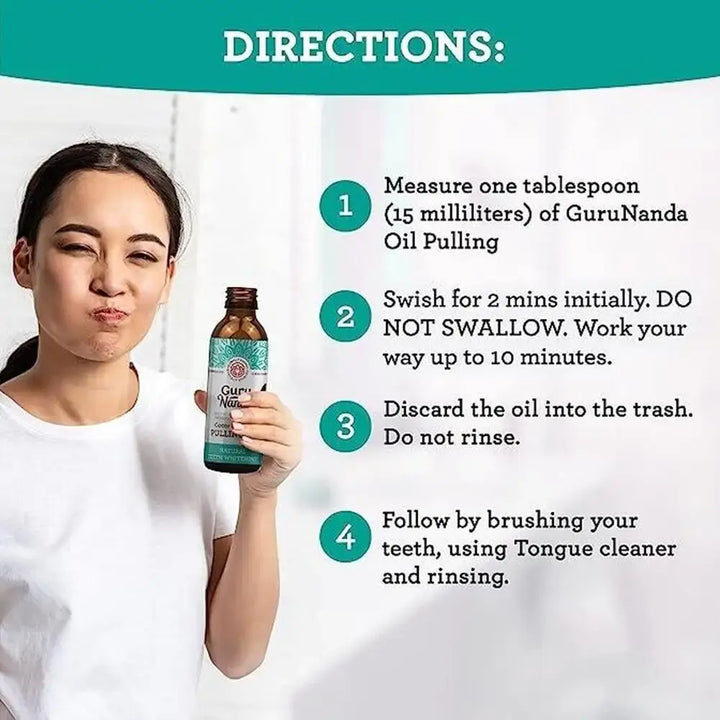 Coconut Mint Oil Pulling Mouthwash